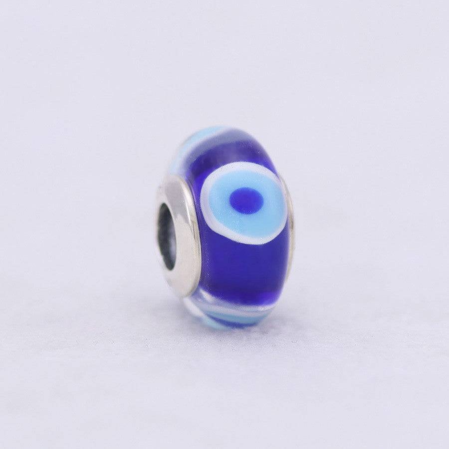 Chic Blue Eye Spacer charm for jewelry