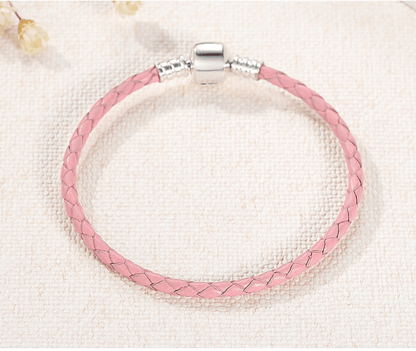 Silver Leather Rope BraceletBracelet