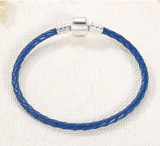 Silver Leather Rope BraceletBracelet