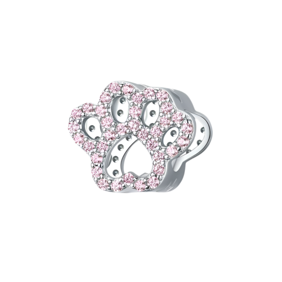 Pink Paw Charm