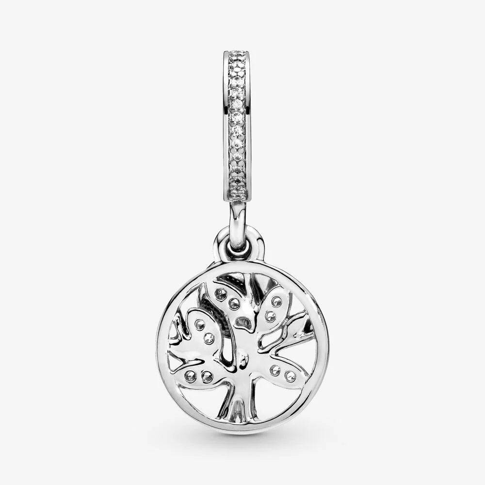 Back view of intricate Family Tree Charm design