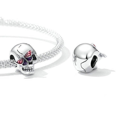 Retro Skull Charm